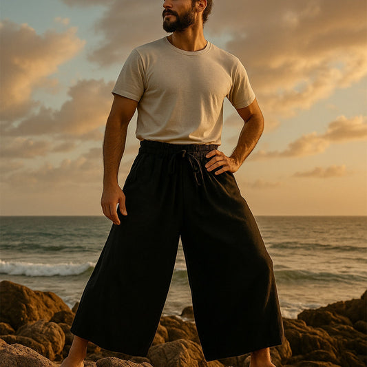 🧘♂️ Samurai Yoga Harem Pants: Freedom Woven in Every Step