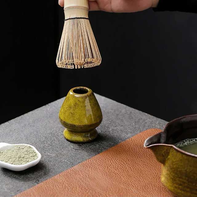 Beige Matcha Tea Tools - Harem Pants Men