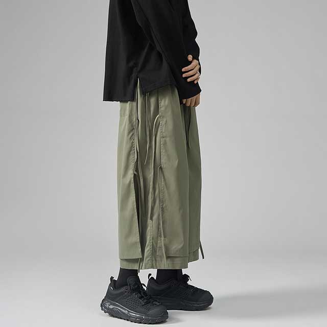 Casual Hakama Pants - Harem Pants Men