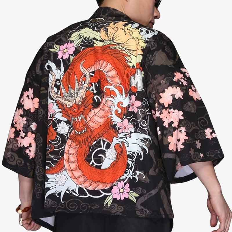 Dragon Kimono - Harem Pants Men
