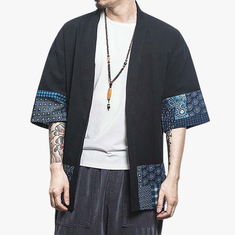 Floral Kimono Cardigan - Harem Pants Men