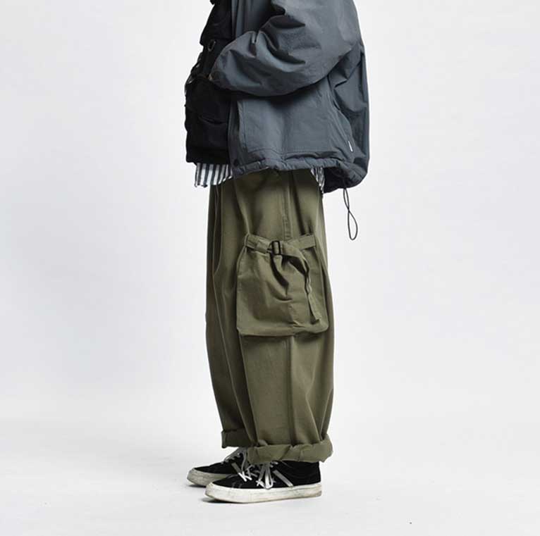 Hakama Cargo Pants - Harem Pants Men