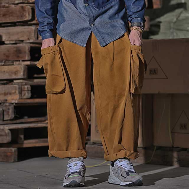 Hakama Cargo Pants - Harem Pants Men