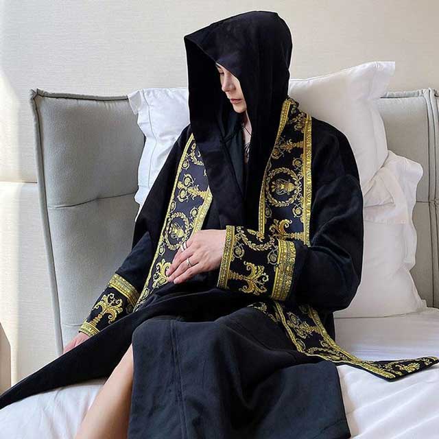 Hooded Japanese Bathrobe - Harem Pants Men