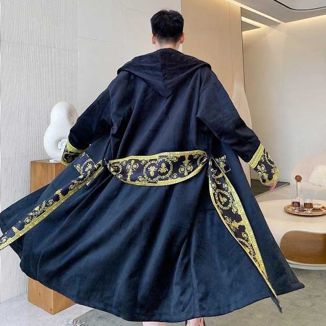 Hooded Japanese Bathrobe - Harem Pants Men