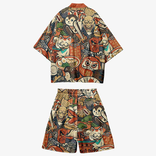 Japan Summer Kimono - Harem Pants Men