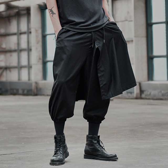 Japanese Hakama Pants - Harem Pants Men