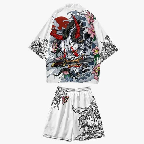 Japanese Kimono Shirt - Harem Pants Men
