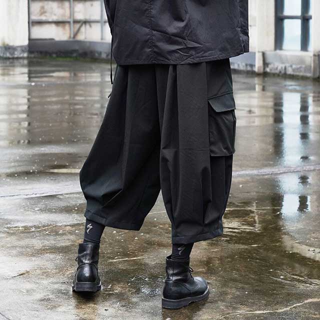 Japanese Streetwear Hakama Pants - Harem Pants Men