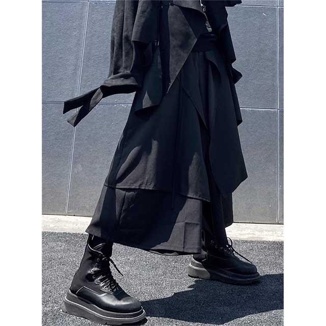Men's Hakama Style Pants - Harem Pants Men