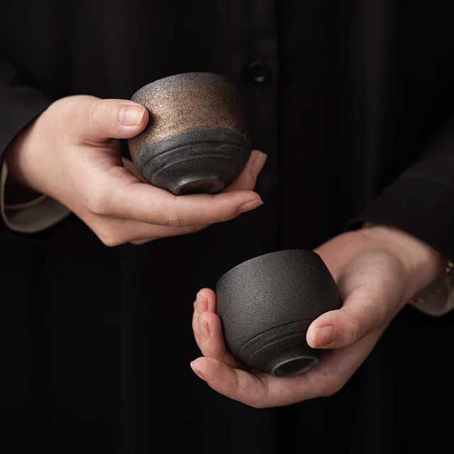 Rustic Japanese Tea Cups - Harem Pants Men