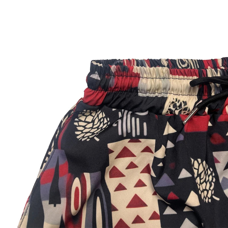 Harem Pants Men – Printed Rhythm Flow Pants - Harem Pants Men