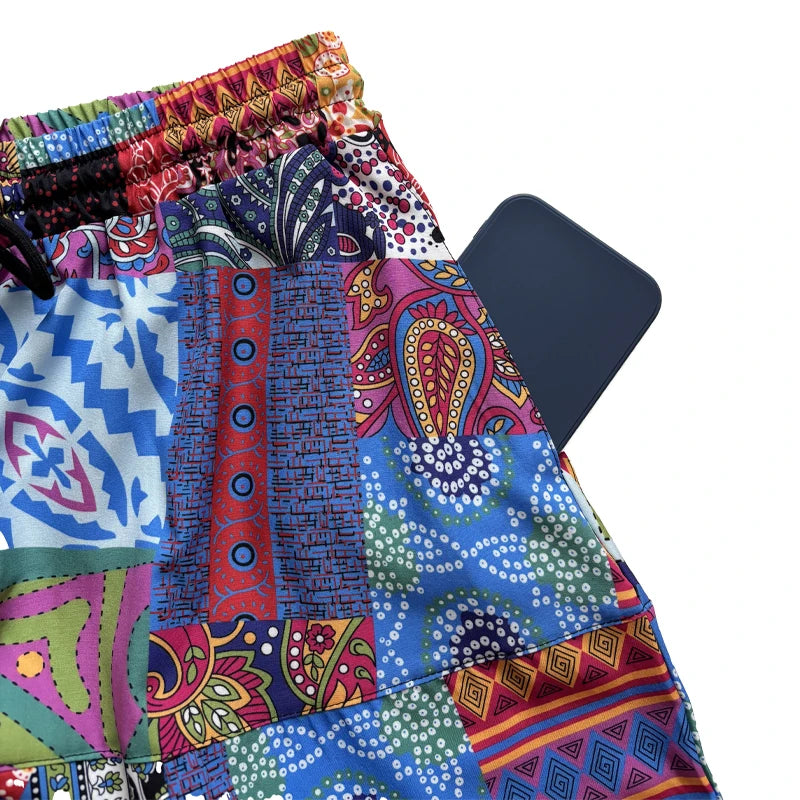 Patchwork Heritage Jogger – Harem Pants Men Style - Harem Pants Men