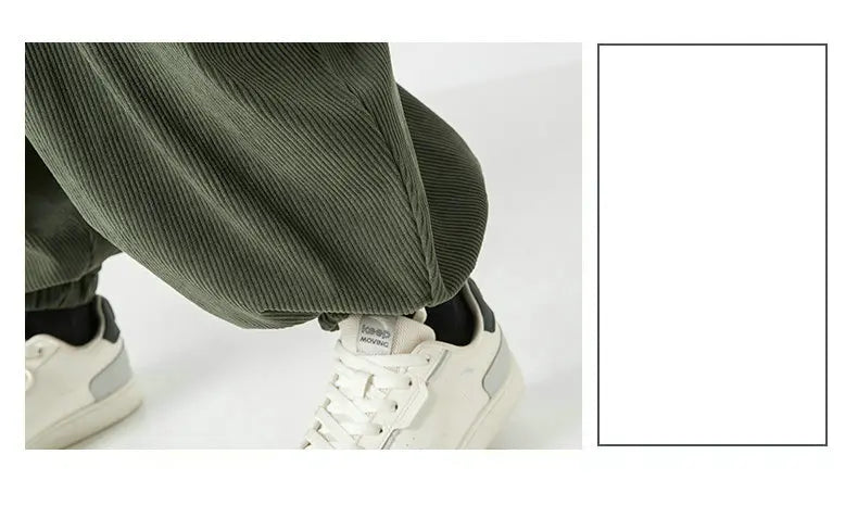 Corduroy Harem Pants for Men – Oversized Streetwear Trousers