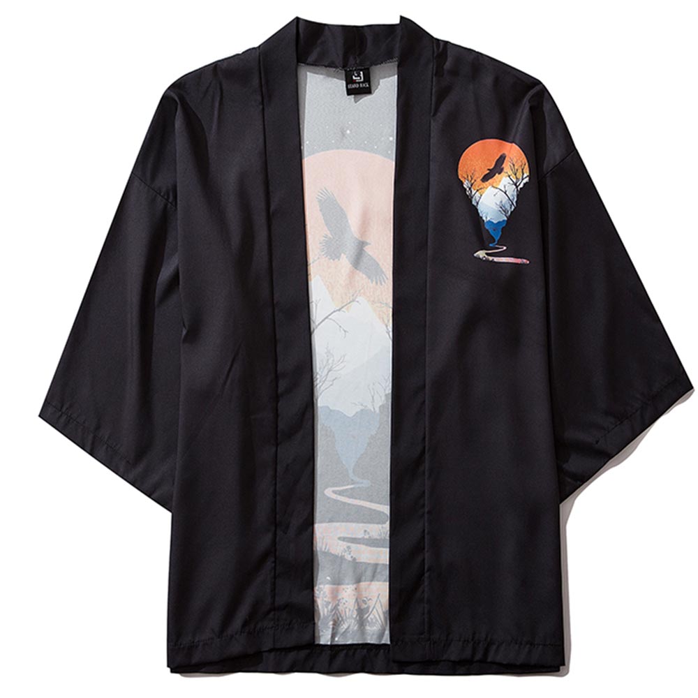 Streetwear Kimono - Harem Pants Men