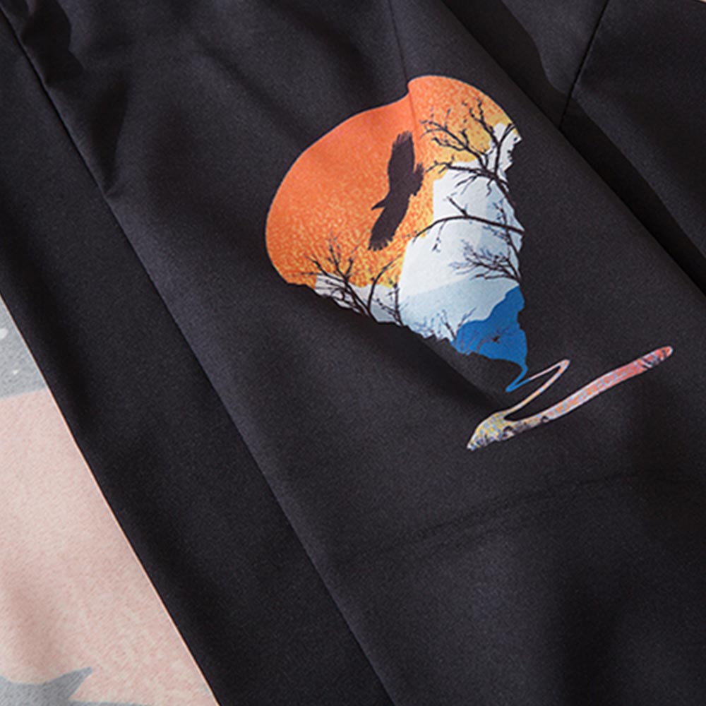 Streetwear Kimono - Harem Pants Men