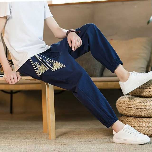 Japanese Kimono Pants - Harem Pants Men