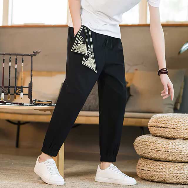 Japanese Kimono Pants - Harem Pants Men