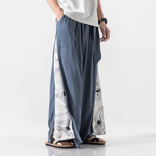 Harajuku Hakama Trousers - Harem Pants Men