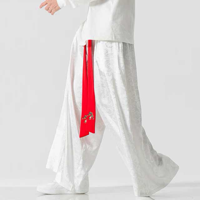Silky Hakama Pants - Harem Pants Men