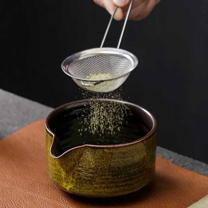 Beige Matcha Tea Tools - Harem Pants Men
