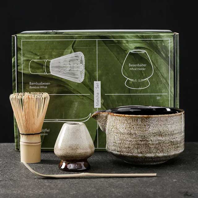 Beige Matcha Tea Tools - Harem Pants Men