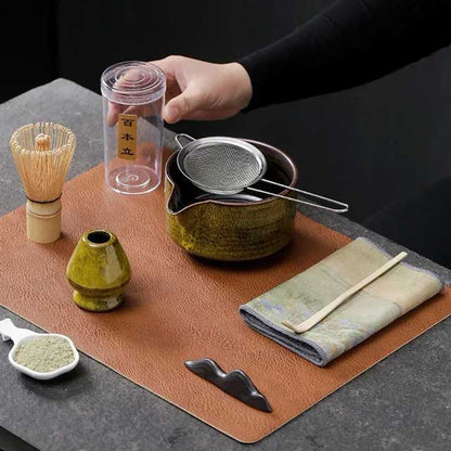 Beige Matcha Tea Tools - Harem Pants Men