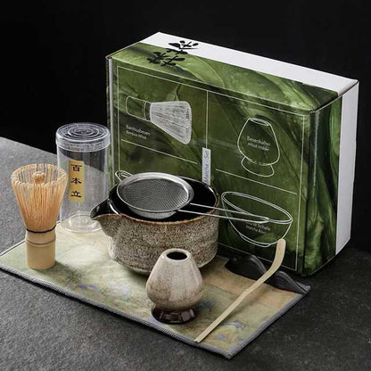 Beige Matcha Tea Tools - Harem Pants Men