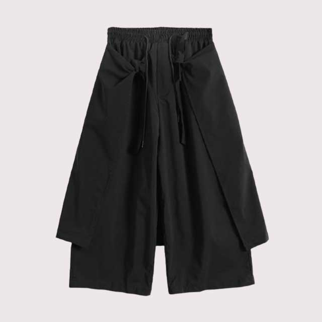Black Hakama Pants - Harem Pants Men