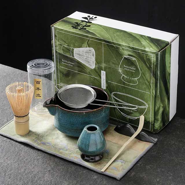 Blue Matcha Tea Tools - Harem Pants Men