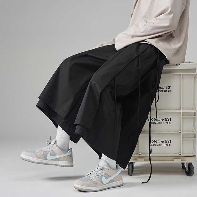 Casual Hakama Pants - Harem Pants Men