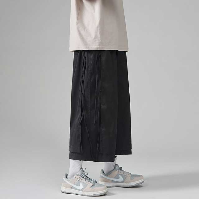 Casual Hakama Pants - Harem Pants Men