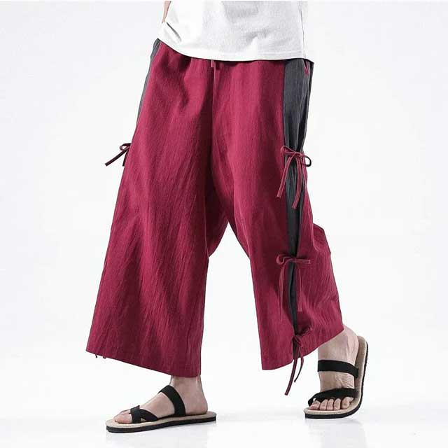 Casual Style Hakama - Harem Pants Men