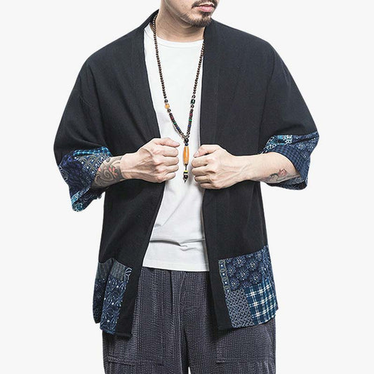 Floral Kimono Cardigan - Harem Pants Men