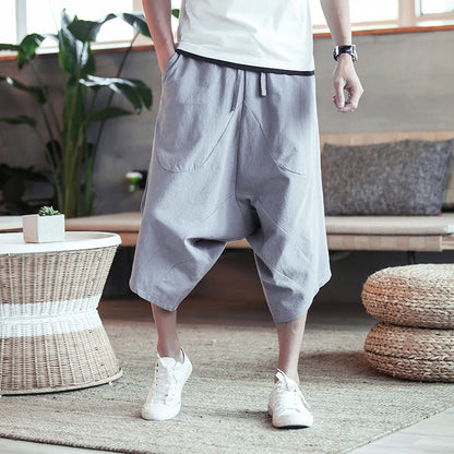Harajuku Cotton Summer Harem Pants - Harem Pants Men