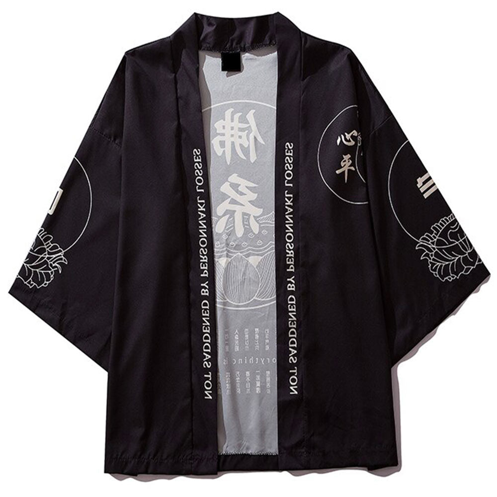 Haori Style Jacket - Harem Pants Men