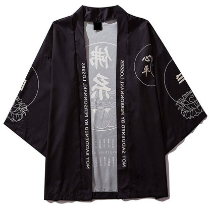 Haori Style Jacket - Harem Pants Men