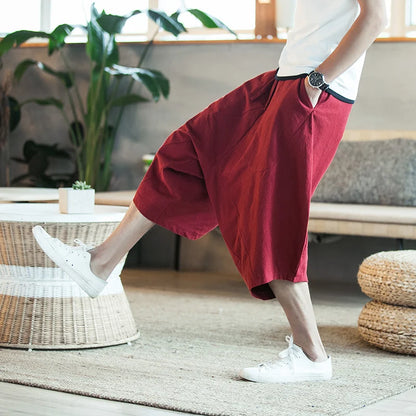 Harajuku Cotton Summer Harem Pants - Harem Pants Men