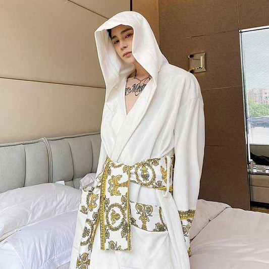 Hooded Japanese Bathrobe - Harem Pants Men