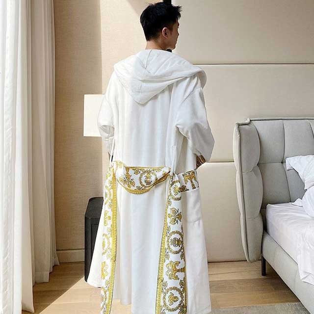 Hooded Japanese Bathrobe - Harem Pants Men