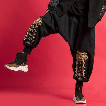 Japanese Hakama Pants - Harem Pants Men