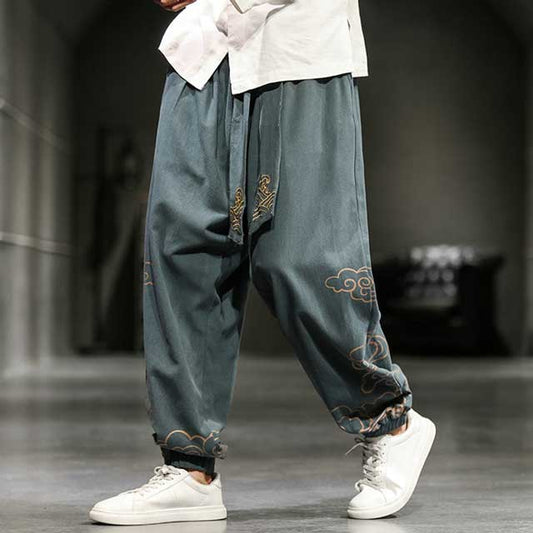 Japanese Jogger Pants - Harem Pants Men