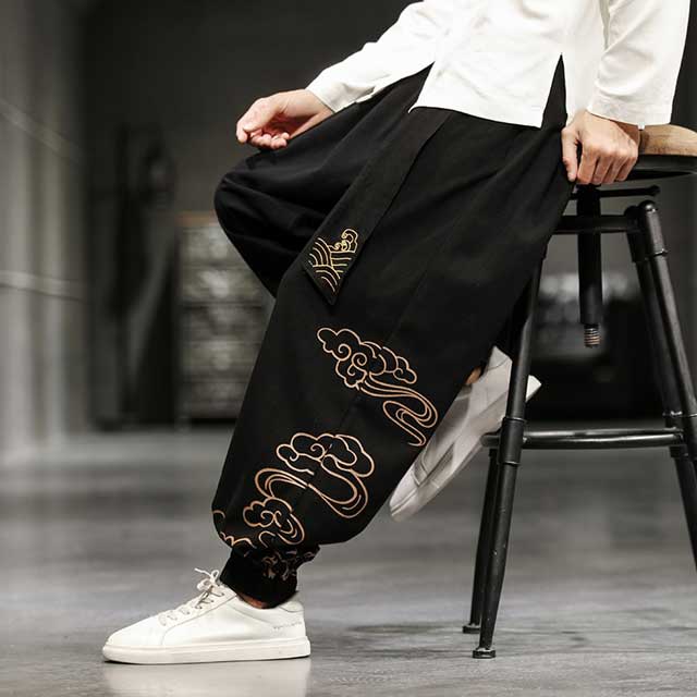 Japanese Jogger Pants - Harem Pants Men
