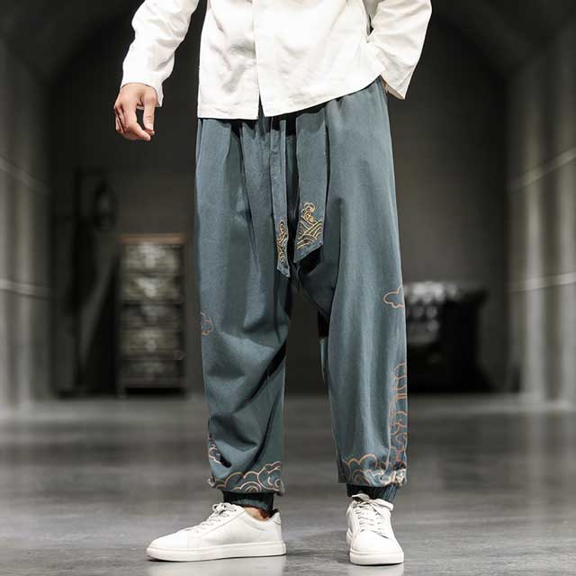 Japanese Jogger Pants - Harem Pants Men