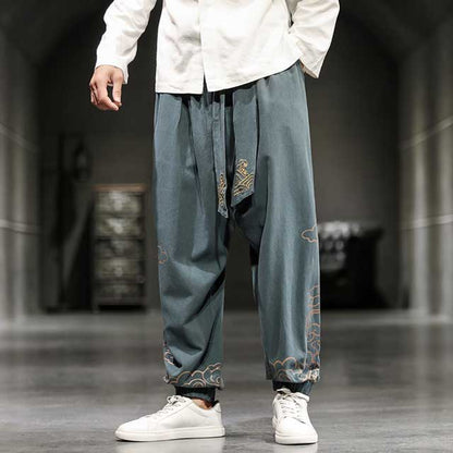 Japanese Jogger Pants - Harem Pants Men
