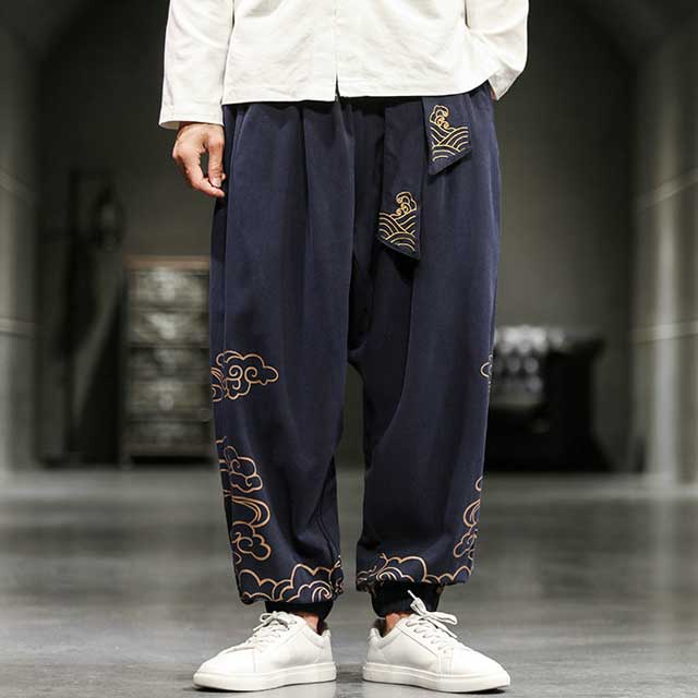 Japanese Jogger Pants - Harem Pants Men
