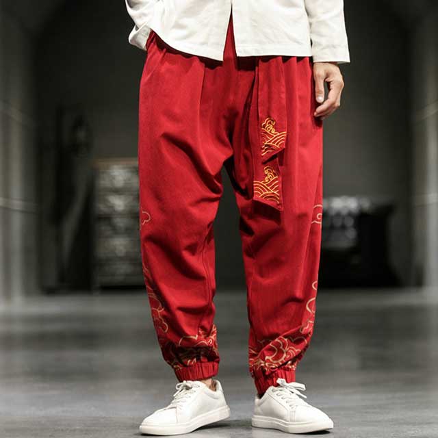 Japanese Jogger Pants - Harem Pants Men