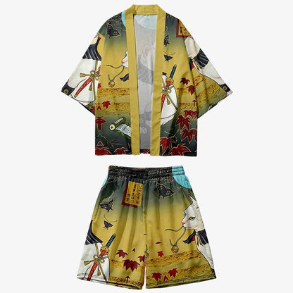 Kimono Men Shirt - Harem Pants Men