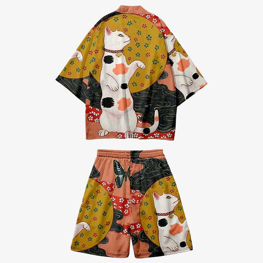 Men Kimono Shirt - Harem Pants Men