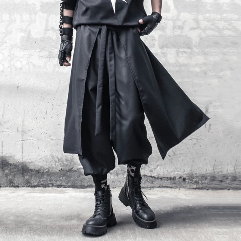Darkstyle Patchwork Samurai Pant - Harem Pants Men